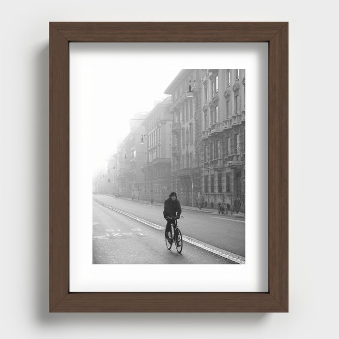 Biker Recessed Framed Print