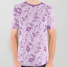 Lavender Simple Bouquet 1 All Over Graphic Tee