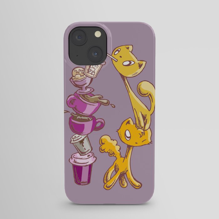 Drink coffee, do things: Skribbles + Dad iPhone Case