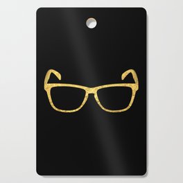 Golden Glasses Cutting Board