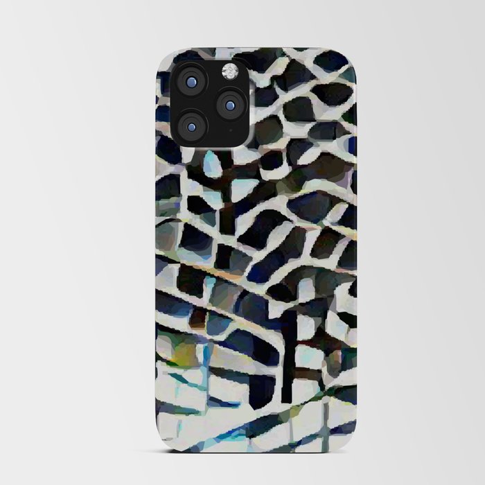 Digital mosaic tile iPhone Card Case