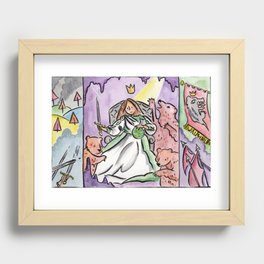 Woman King Recessed Framed Print
