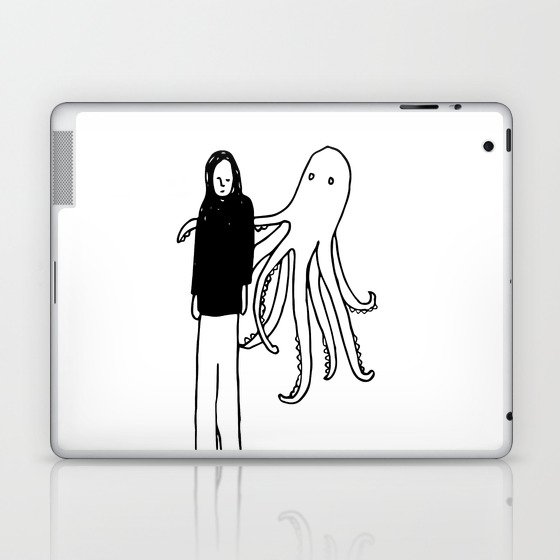 Octopus Hug Laptop & iPad Skin