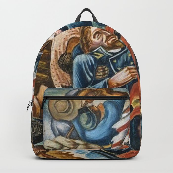 African American Masterpiece 54th Black Reg Sergeant Carney & Death of