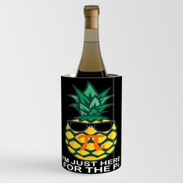 Pineapple Pi day Funny Math Lover Wine Chiller