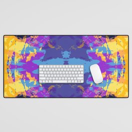 Hisaio - Abstract Colorful Camouflage Tie-Dye Style Pattern Desk Mat