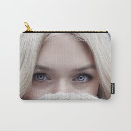 blonde girl eyes Carry-All Pouch
