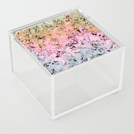 Tide on Fire Abstract Art Acrylic Box