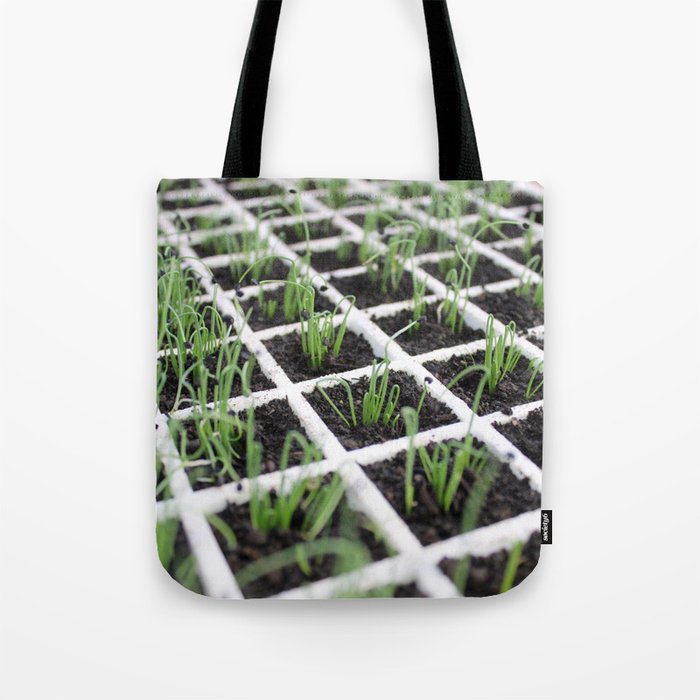 Brazil Photography - Tons Of Planted Chives Tote Bag