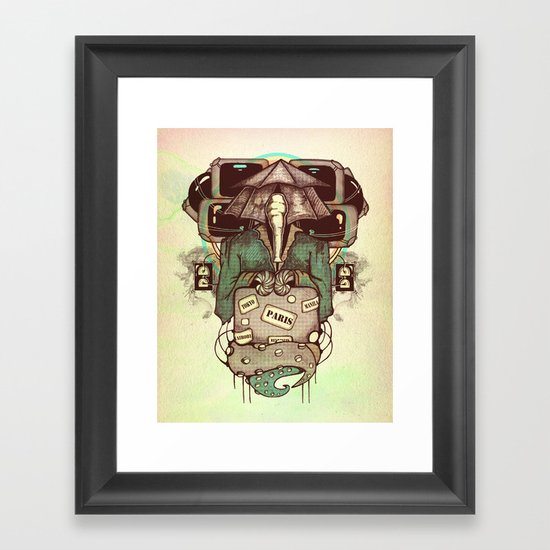 Transcendental Tourist Framed Art Print
