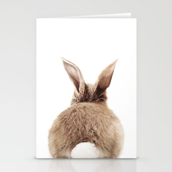 Bunny Back Stationery Cards