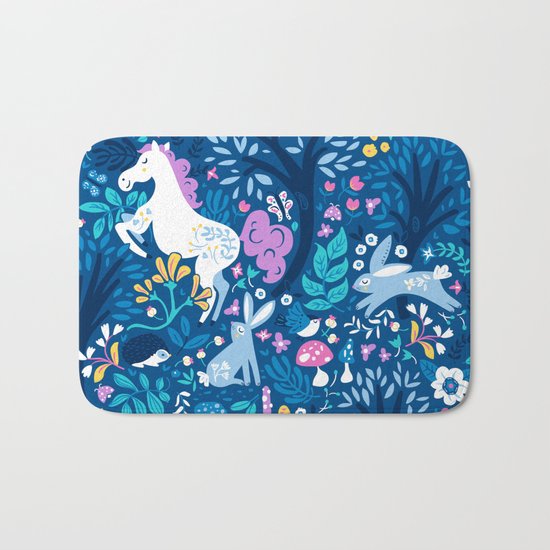 Woodland Folk Bath Mat