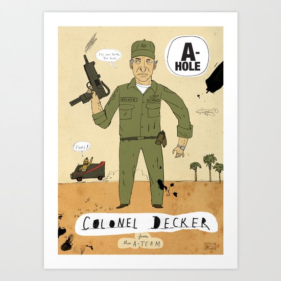 Colonel Decker Art Print