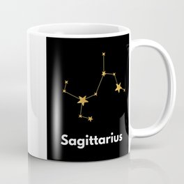 Sagittarius, Sagittarius Zodiac, Black Mug