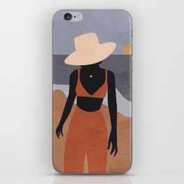 Woman at The Beach 1 iPhone Skin