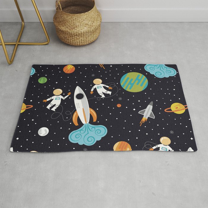 A Walk in Space Rug