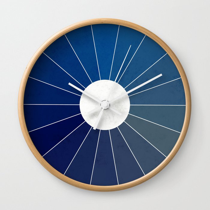 Scale of Blue Wall Clock