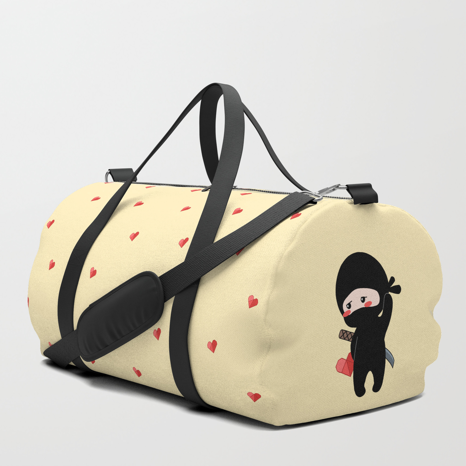 tiny duffle bag