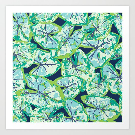 Caladium Art Print