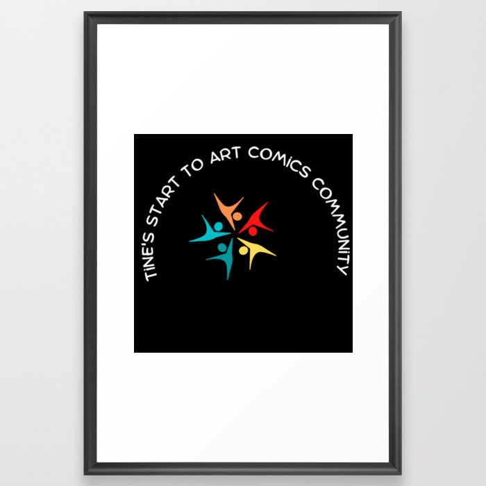 COUMMANTY LOGO Framed Art Print