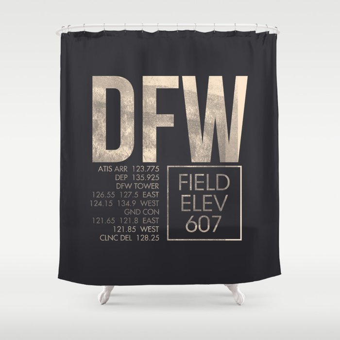 DFW Shower Curtain
