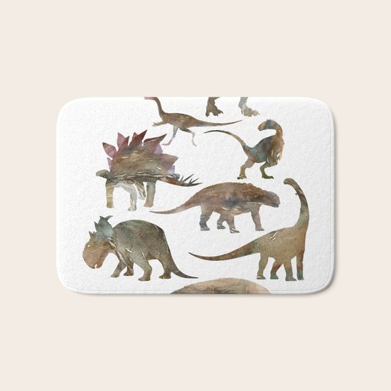 Dinosaurs Creation Bath Mat