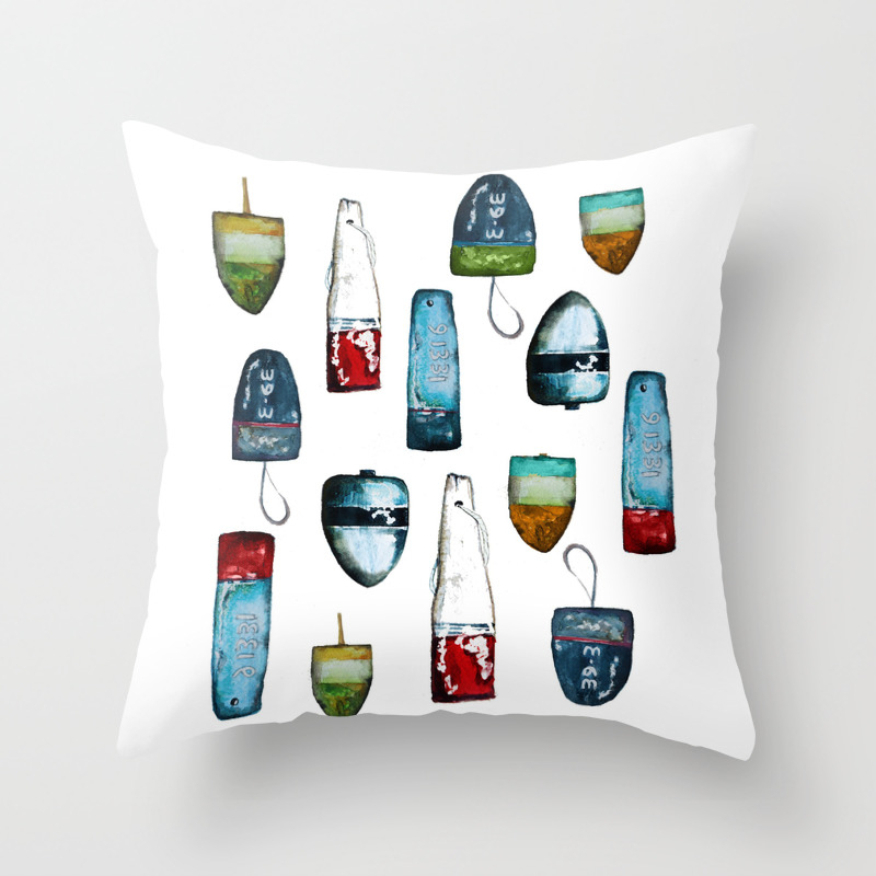 Bouys From Maine Throw Pillow By Craftberrybush Society6