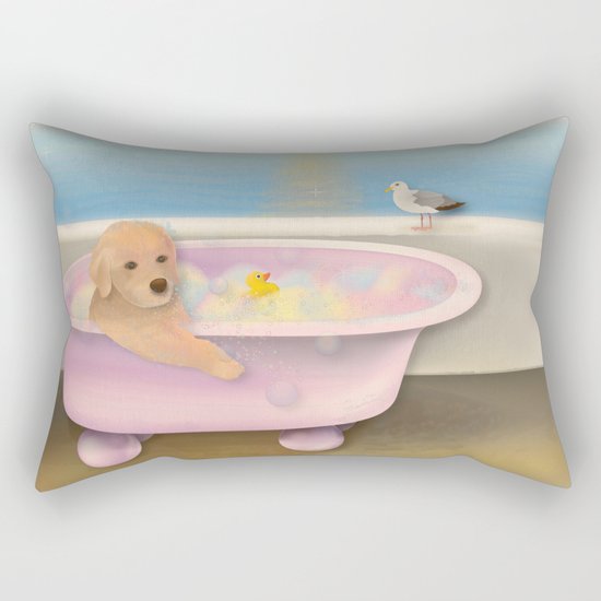 Golden Time Rectangular Pillow