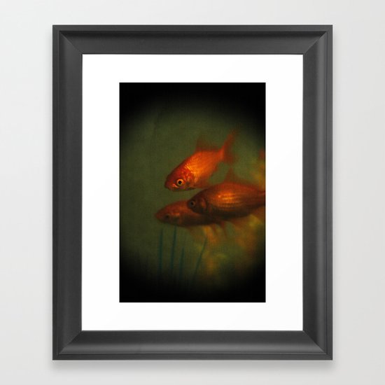 Goldfish In Antiquity Framed Art Print