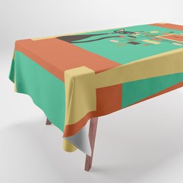 Tardy Retro Cat Tablecloth