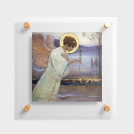 “The Archangel Gabriel ” by Mikhail Nesterov Floating Acrylic Print