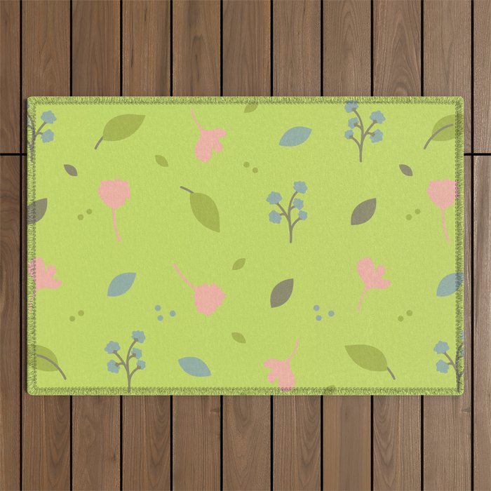 Spring - Leaves Of Different Colors Outdoor Rug