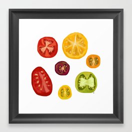 Summer Tomatoes Framed Art Print