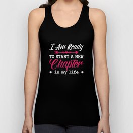 Mental Health I Am Ready To Start Chapter Anxiety Unisex Tank Top