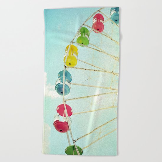 Wheel of Happiness Beach Towel