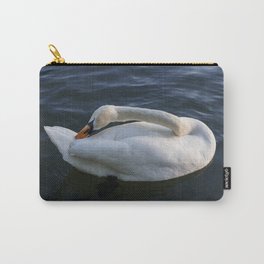 Morning Beauty Toilet Carry-All Pouch | Lakeinitaly, Photo, Cleanandbeautiful, Longneck, Swanlife, Italy, Sunlight, Cleaning, Whiteswan, Whitefeathers 
