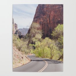 Zion Drive - National Park Photography Poster