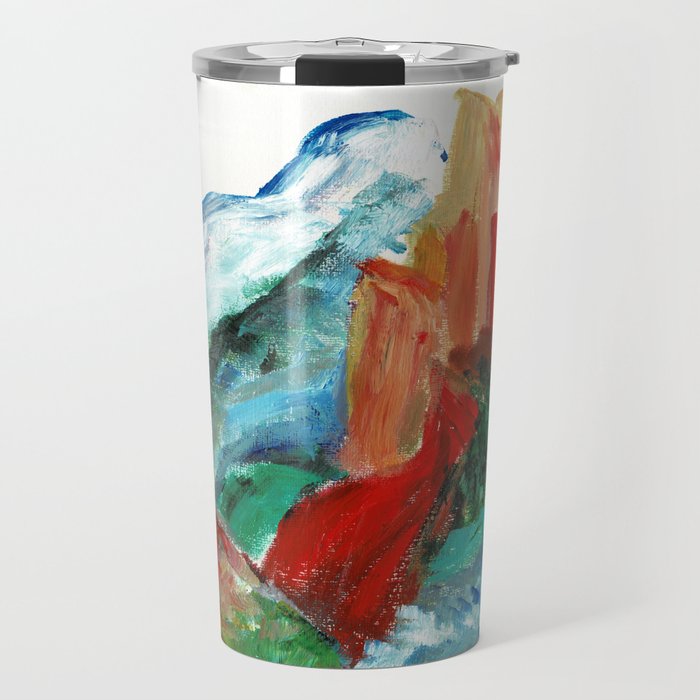 Glacier Point in Color Travel Mug