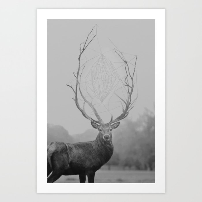 The Deer Art Print