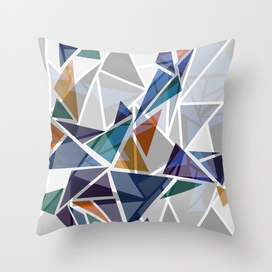 Cracked II Throw Pillow
