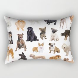 All the Dogs Rectangular Pillow