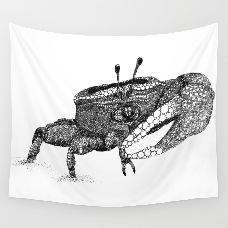 The Fiddler Crab Wall Tapestry By Naturalink Society6