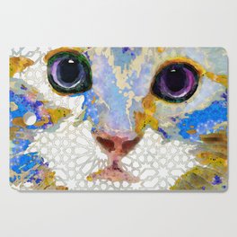 Cat Kitty Art - Forever Feline Cutting Board