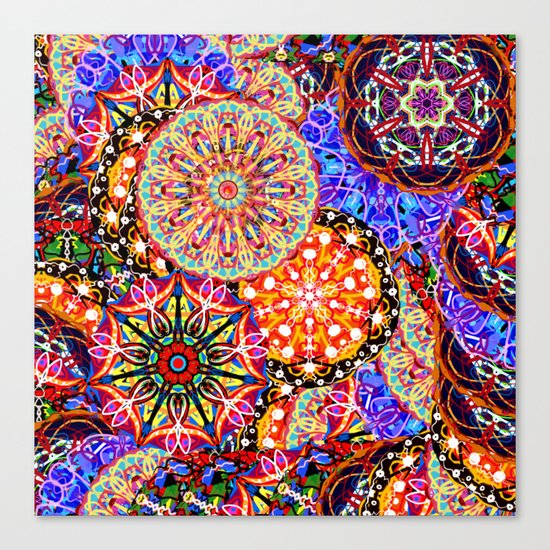 Pretty pot holders Canvas Print