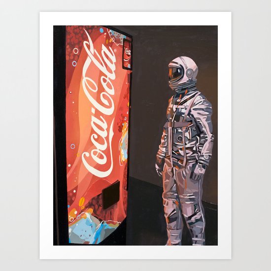 The Coke Machine Art Print