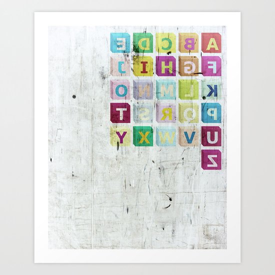 encrypted message Art Print