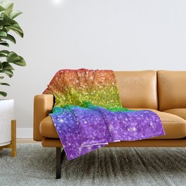 Rainbow 1 Throw Blanket