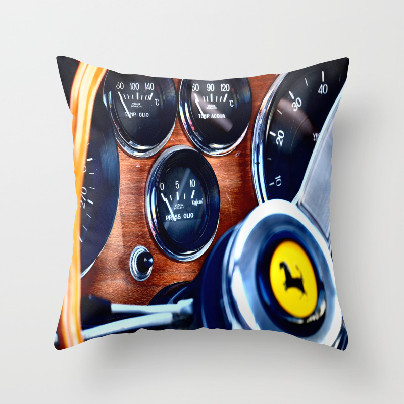 Ferrari Steering Wheel Throw Pillow By Juergenschmitz Society6
