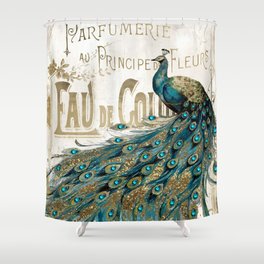 Peacock Jewels Shower Curtain