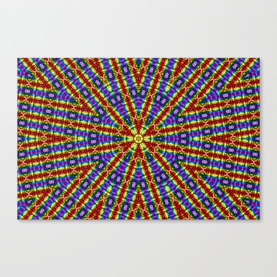 Kaleidoscope Pride Flag Canvas Print